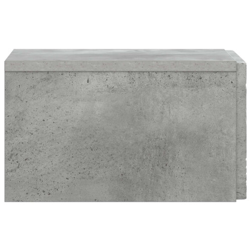 VidaXL vidaXL Wall-Mounted Side Table Concrete Grey 34.5 x 33 x 20 cm 1