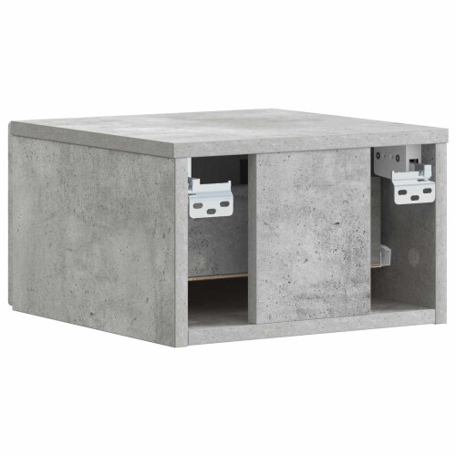 VidaXL vidaXL Wall-Mounted Side Table Concrete Grey 34.5 x 33 x 20 cm 2