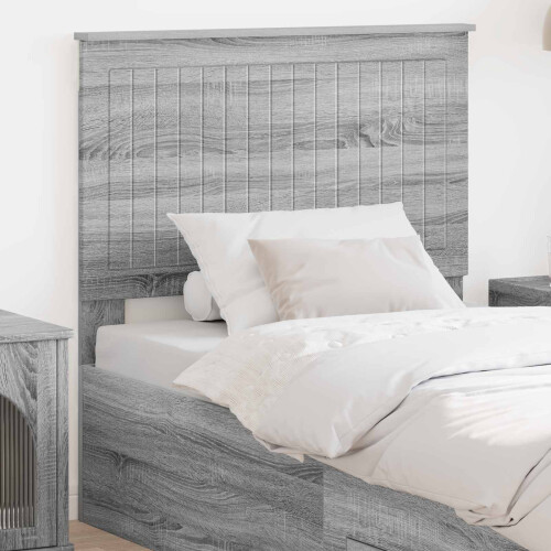 VidaXL vidaXL Headboard with Headboard Grey Sonoma 90 cm Engineered wood