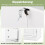 Bathroom Cabinet with Drawer, Adjustable Shelf, 56x30x80 cm, White 4