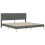 VidaXL vidaXL Bed Frame with Headboard Dark Grey 180 x 200 cm Fabric 3