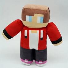 (A) 27cm Jiejie and Maggie Plush Toy Minecraftnew Relieve Stress Soothe Doll Gift