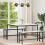 VidaXL vidaXL Dining Table White 110 x 110 x 75 cm Solid Pine Wood 1