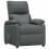 VidaXL vidaXL Recliner Chair Dark Grey Fabric 2