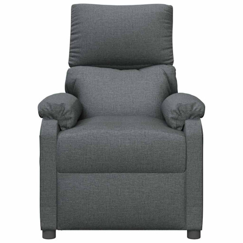 VidaXL vidaXL Recliner Chair Dark Grey Fabric 2