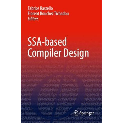 SSAbased Compiler Design Paperback Book