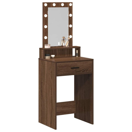 VidaXL vidaXL Dressing Table Brown 50 x 41 x 140 cm Engineered Wood 2