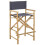 VidaXL vidaXL Folding Director's Chair 2 pcs Natural Bamboo 4