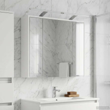 vidaXL Badezimmerspiegelschrank Weiß 73,5 x 16 x 62,5 cm Holzwerkstoff