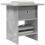 VidaXL vidaXL Bedside Table Concrete Grey 41 x 40 x 45 cm Engineered Wood 4