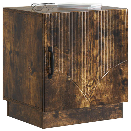 VidaXL vidaXL Bedside Table 2 pcs Smoked Oak 43 x 34.5 x 47 cm 1