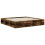 VidaXL vidaXL Bed Frame Smoked Oak 200 x 200 cm Solid Pine Wood 5