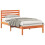 VidaXL vidaXL Bed Frame with Headboard Wax Brown 75 x 190 cm Solid Pine Wood 2