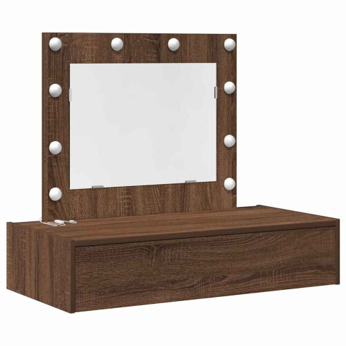VidaXL vidaXL Dressing Table Brown 83 x 40 x 70 cm Engineered Wood 1