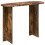 VidaXL vidaXL Console Table Smoked Oak 100 x 39.5 x 75 cm Engineered Wood 4
