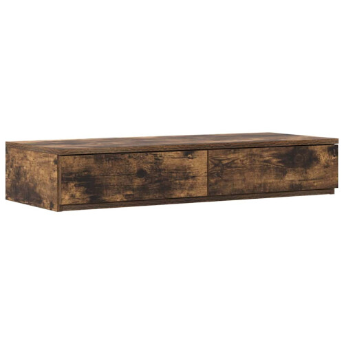 VidaXL vidaXL Bettschubladen Geräucherte Eiche 80 x 36,5 x 16,5 cm 2