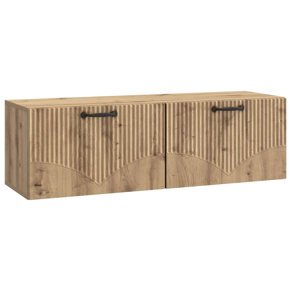Vidaxl Wall-Mounted Tv Cabinet Artisan Oak 98 X 31 X 30 Cm