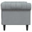 VidaXL vidaXL Sofa Light Grey 78.5 x 74.5 x 74.5 cm Polyester 4