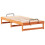 VidaXL vidaXL Bed Frame Brown 90 x 200 cm Solid Pine Wood 2