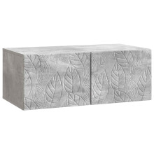 vidaXL Wall-Mounted TV Cabinet 98 x 31 cm Concrete Grey