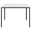 VidaXL vidaXL Dining Table White 110 x 110 x 75 cm Solid Pine Wood 4