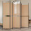 VidaXL vidaXL 5-Panel Room Divider Beige 250 x 180 cm Fabric 1