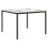 VidaXL vidaXL Dining Table White 110 x 110 x 75 cm Solid Pine Wood 3