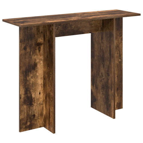 VidaXL vidaXL Console Table Smoked Oak 100 x 30 x 75 cm Engineered Wood 1