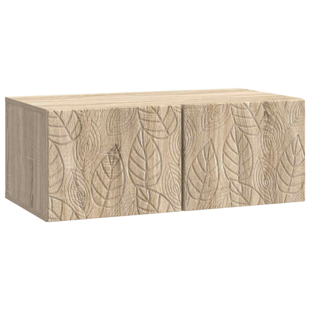 Vidaxl Wall-Mounted Tv Cabinet 78.5 X 41 X 30 Cm Sonoma Oak