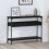 VidaXL vidaXL Console Table Black oak 100 x 29 x 75 cm Engineered wood 1