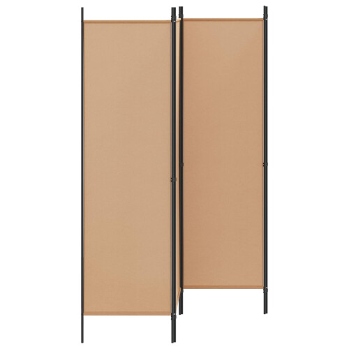 VidaXL vidaXL 4-Panel Room Divider Beige 200 x 180 cm Fabric 1