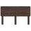 VidaXL vidaXL Headboard Brown Oak Engineered wood 4