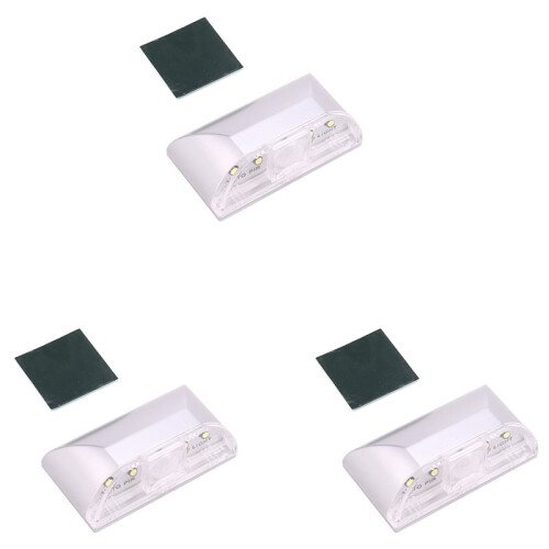 3X 4 LED Auto PIR Infrared Wireless Door Keyhole Motion Sensor Light Lamp
