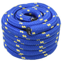 vidaXL Bootsseil 4 mm 25 m Blau