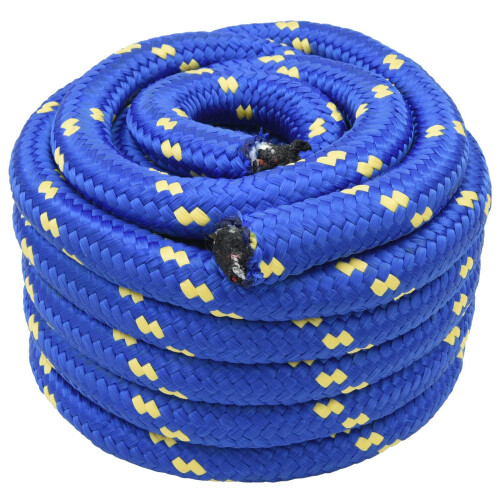 VidaXL vidaXL Bootsseil 4 mm 25 m Blau