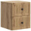 VidaXL vidaXL Wall-Mounted Bedside Cabinet 2 pcs Artisan Oak Engineered Wood 2
