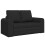 VidaXL vidaXL Folding Sofa Bed Black 148 x 71 x 83 cm Fabric 2