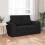 VidaXL vidaXL Folding Sofa Bed Black 148 x 71 x 83 cm Fabric 3