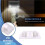 3X 4 LED Auto PIR Infrared Wireless Door Keyhole Motion Sensor Light Lamp 8