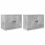 VidaXL vidaXL Storage Cabinet for Loft Bed 2 pcs Concrete Grey 2