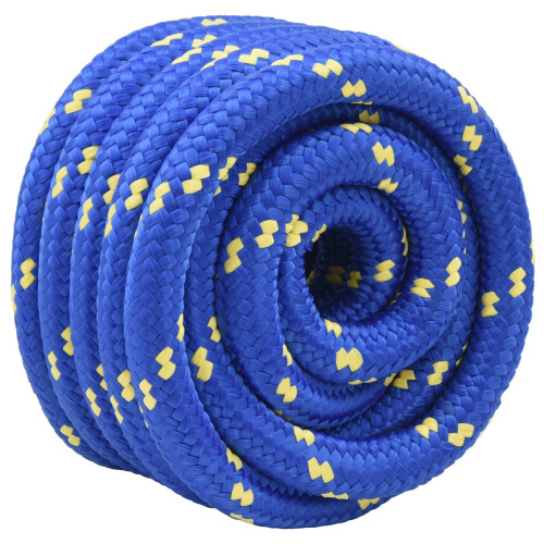 VidaXL vidaXL Bootsseil 4 mm 25 m Blau 1