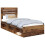 VidaXL vidaXL Bed Frame with Headboard Old Wood 75 x 190 cm Solid Pine Wood 5