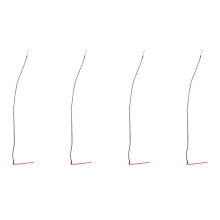 4X Acoustic Guitar Saddle Piezo Bridge Red Pickup Stick for Acoustic Guitar Music Instrument Part
