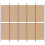 VidaXL vidaXL 5-Panel Room Divider Beige 250 x 220 cm Fabric 3