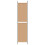 VidaXL vidaXL 5-Panel Room Divider Beige 250 x 220 cm Fabric 4