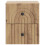 VidaXL vidaXL Wall-Mounted Bedside Cabinet 2 pcs Artisan Oak Engineered Wood 4