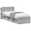 VidaXL vidaXL Headboard Cabinet with Storage Grey Sonoma Engineered Wood 3