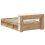 VidaXL vidaXL Bed Frame with Storage Artisan Oak 120 x 190 cm Engineered Wood 4