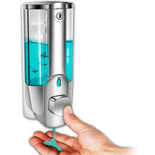 3X Soap Dispenser, Hand Dispenser Wall Mounted, Hand Gel Dispenser Manual 350Ml, Shower Gel, Shampoo Dispensers