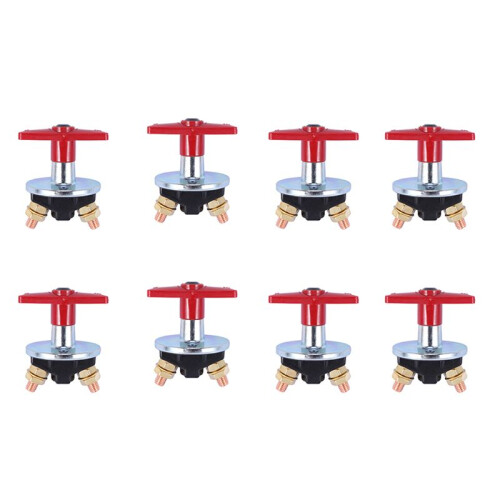 8X 1500 Amp Fixed Key Battery Isolator Cut Off Kill  12V / 24V Heavy Duty Electrical 1